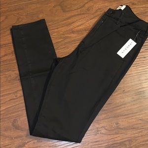 Black super high rise jeggings